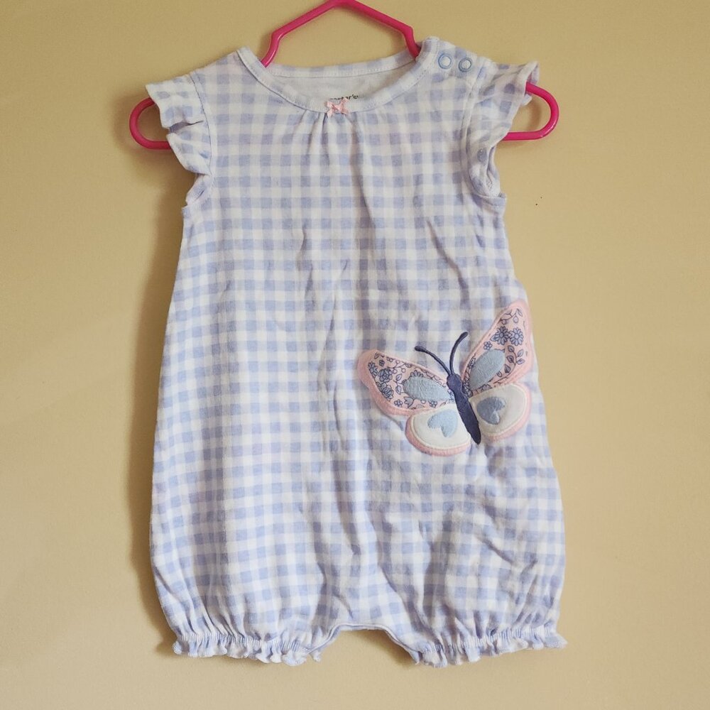 Carters - Adorable Butterfly Romper Size 6 Months